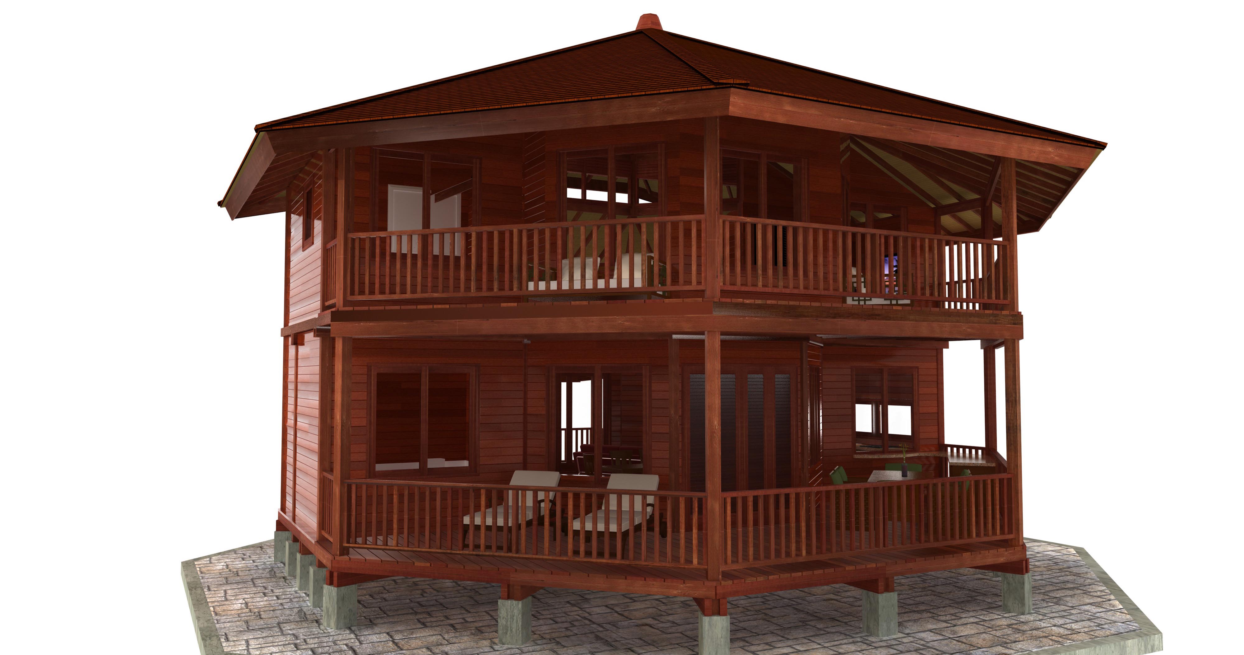 Cabin Octagon House Plans Cabin Octagon House Plans