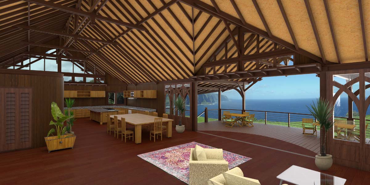 Bali Style Prefab Wooden Homes Teak